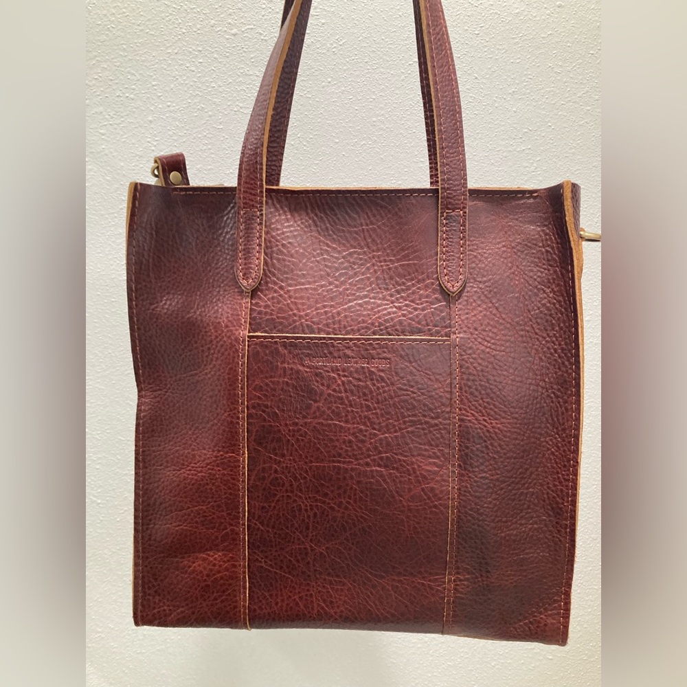 Portland Leather large Lola in Cinnamon Bear